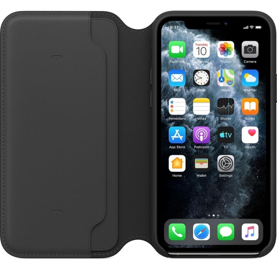Apple iPhone 11 Pro Leather Folio - Black