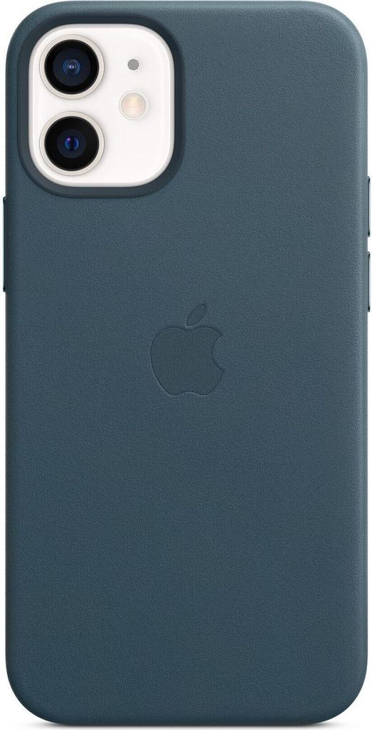 Apple Leder Case iPhone 12 mini mit MagSafe baltisch blau