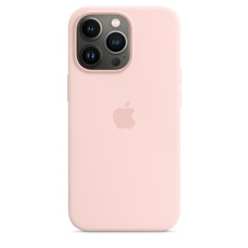 Apple Silikon Case iPhone 13 Pro Max mit MagSafe (kalkrosa)