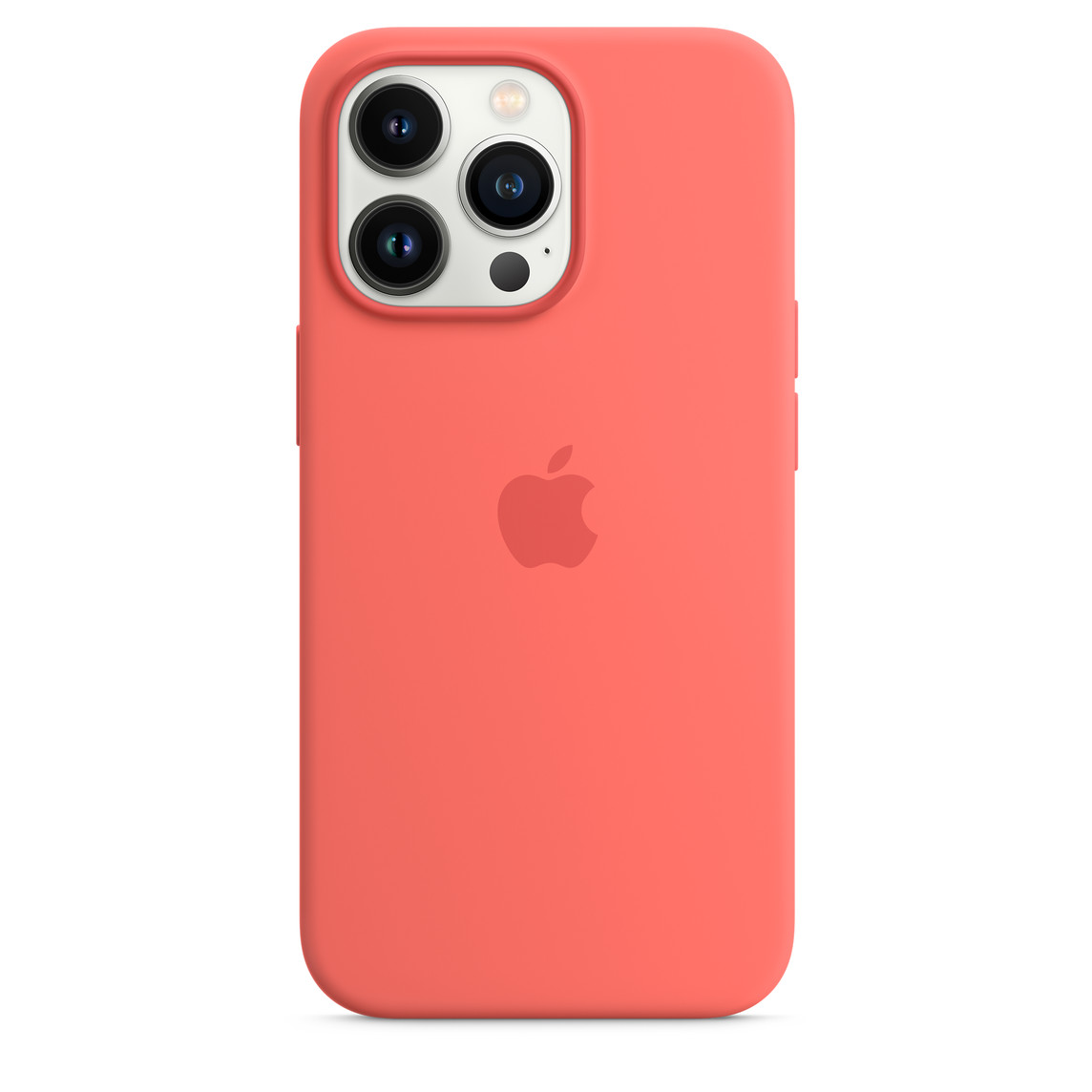 Apple Silikon Case iPhone 13 mini mit MagSafe (pink pomelo)