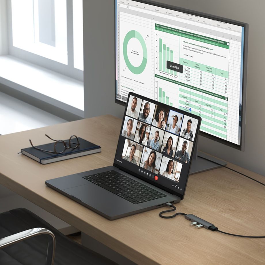 Satechi USB-C 4-in-1 Slim Multiport Adapter