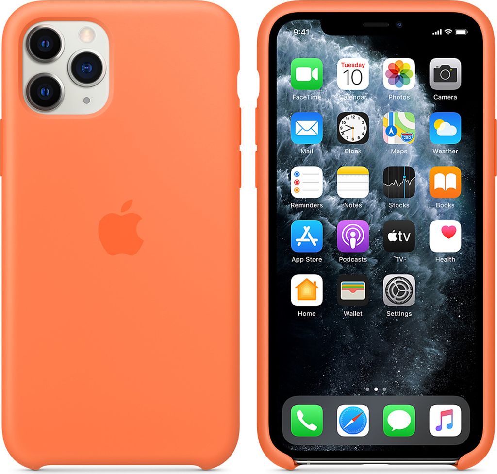 Apple iPhone 11 Pro Max Silicone Case - Vitamin C