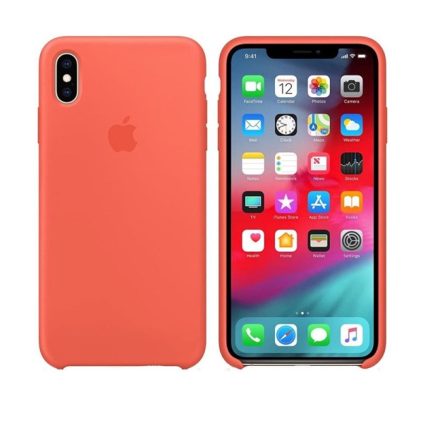 Apple iPhone XS Max Silicone Case - Nectarine