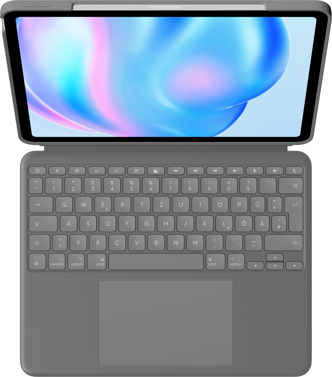 Logitech Combo Touch - iPad Air - Oxford Grey - Deutsch
