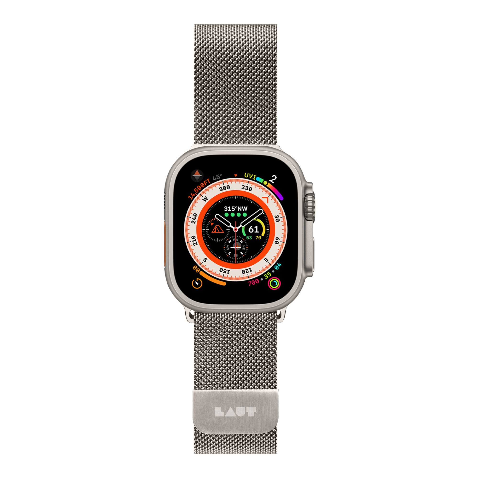 LAUT ULTRA LOOP Armband - Apple Watch Ultra - Titanium