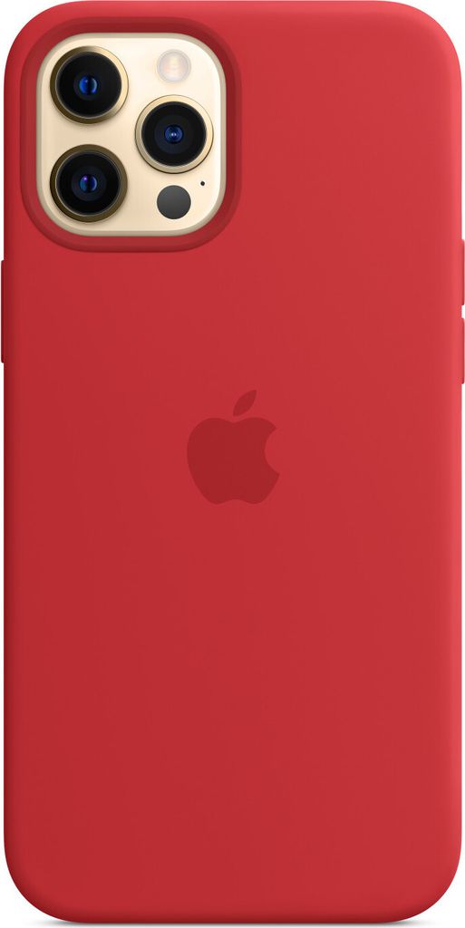 Apple Silikon Case iPhone 13 Pro Max mit MagSafe (rot)