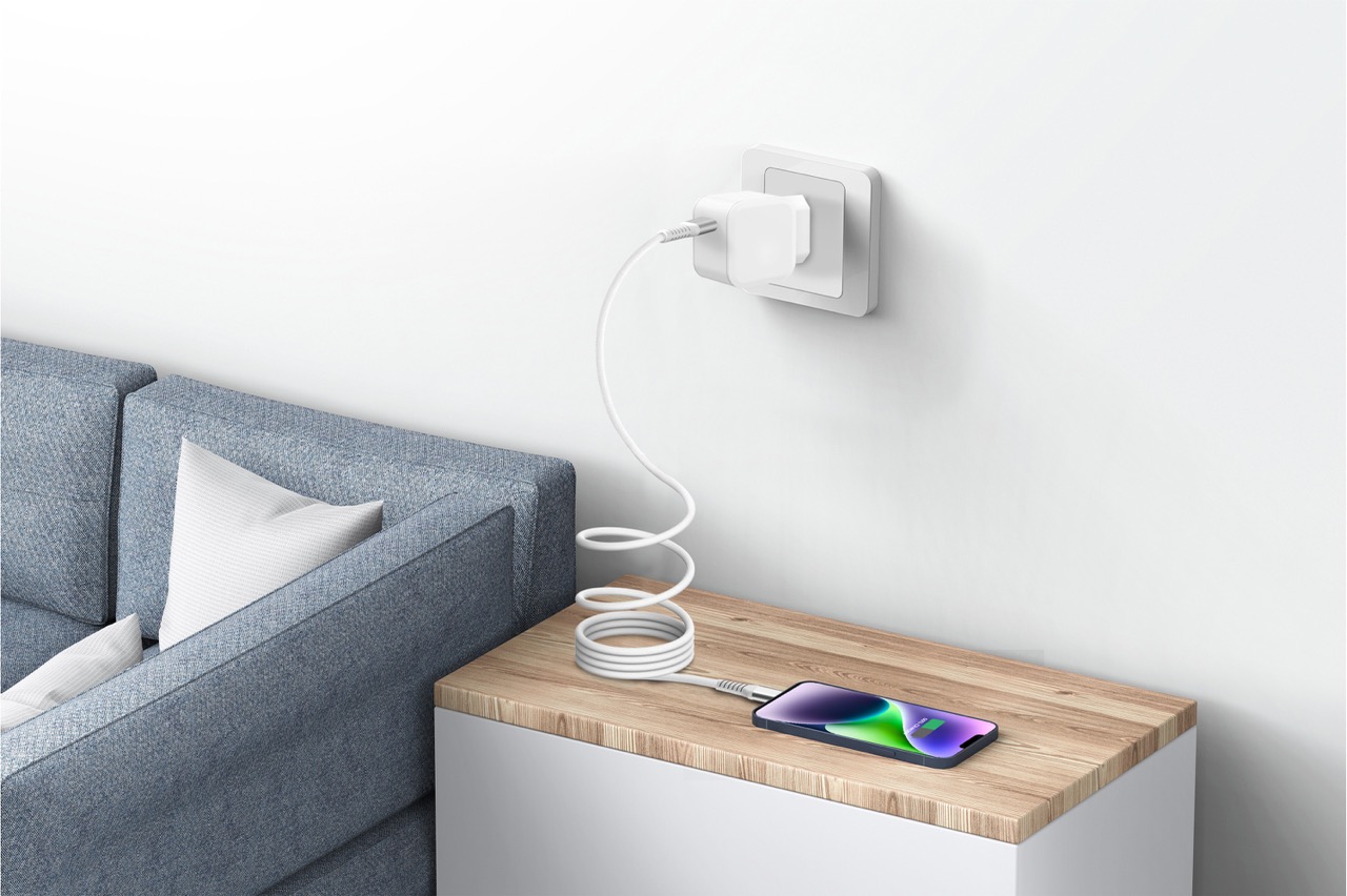 Nevox USB-C Kabel - geflochten & magnetisch aufrollbar