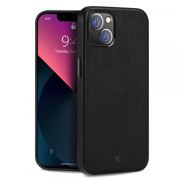 Nevox StyleShell PRO Leder - MagSafe-kompatibel - iPhone 15 Serie - schwarz