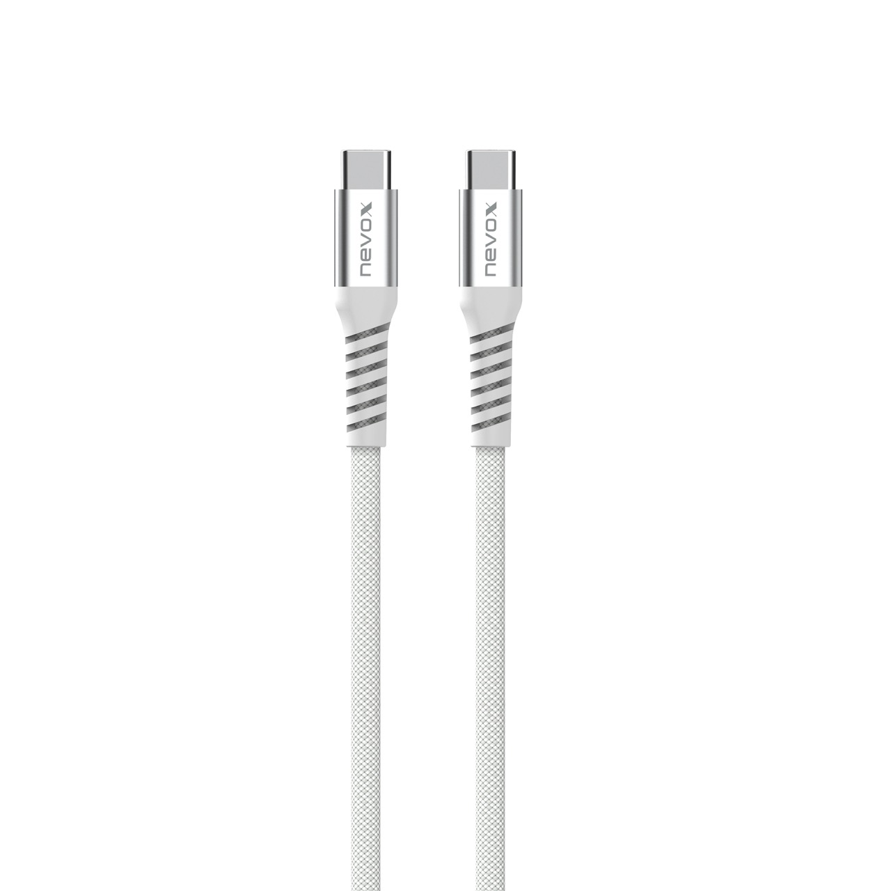Nevox USB-C Kabel - geflochten & magnetisch aufrollbar
