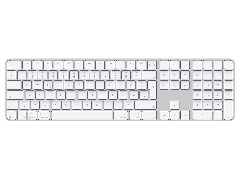 Apple Magic Keyboard mit Touch ID und Ziffernblock für Mac Modelle mit Apple Chip – Deutsch (USB-C)