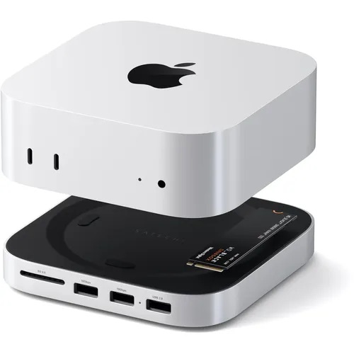 Satechi Stand Hub Mac Mini M4 with SSD Enclosure