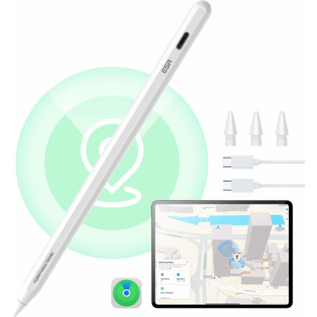 ESR Geo Digital Pencil Stylus für iPad mit Find My Funktion - weiß