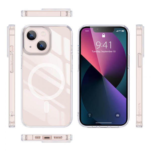 Nevox StyleShell SHOCKFlex - MagSafe-kompatibel - iPhone 15 Serie - transparent