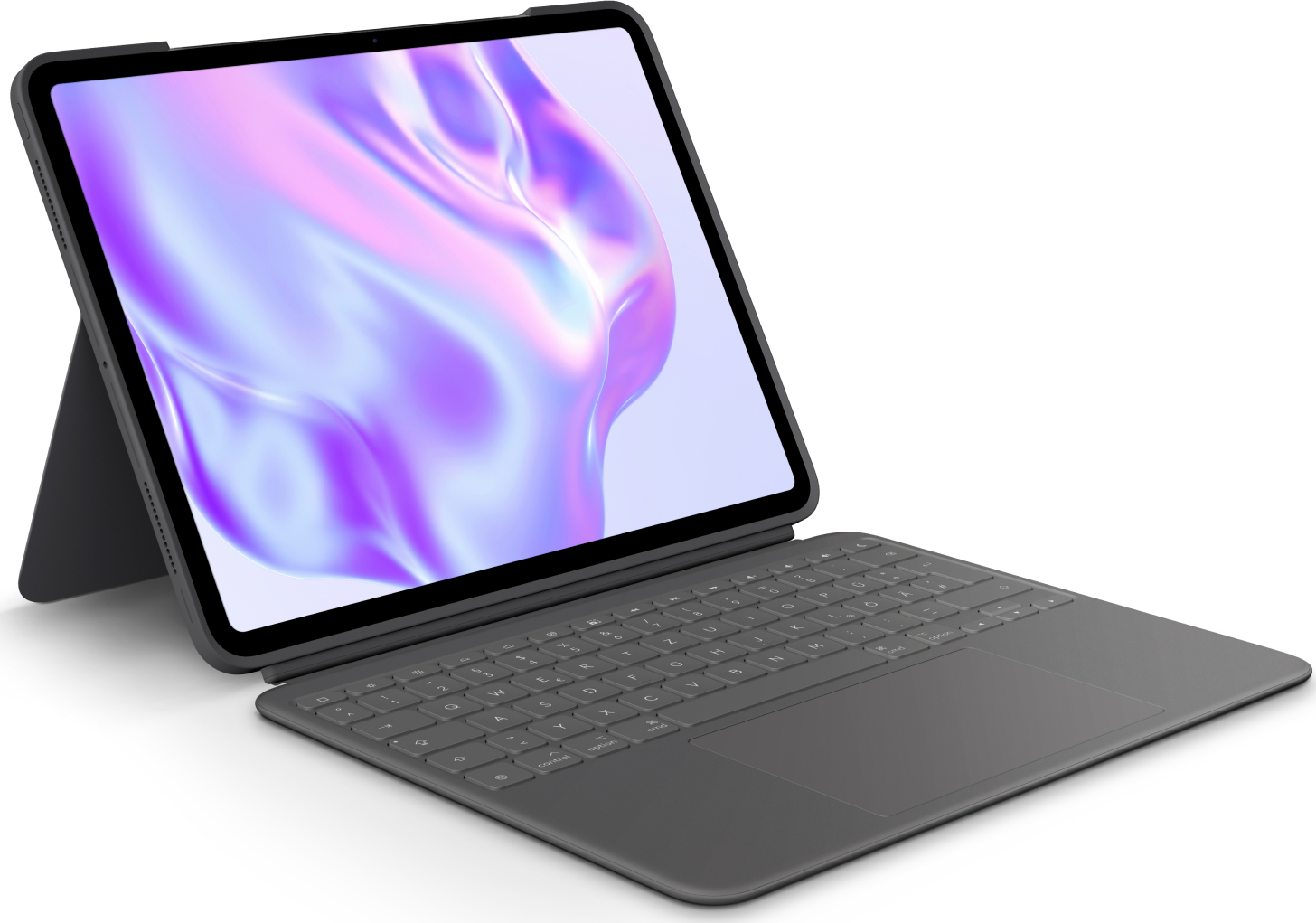 Logitech Combo Touch - iPad Pro - Grafit - Deutsch