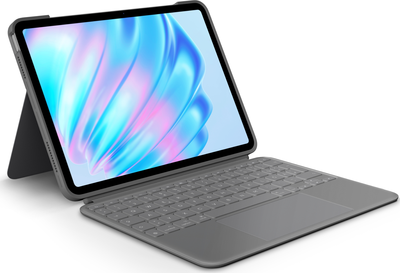 Logitech Combo Touch - iPad Air - Oxford Grey - Deutsch