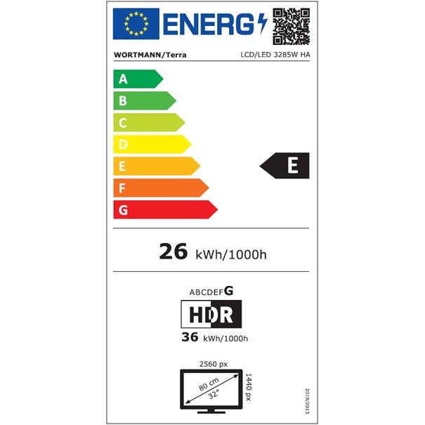 TERRA LCD/LED 3285W HA black CURVED USB-C/HDMI/DP