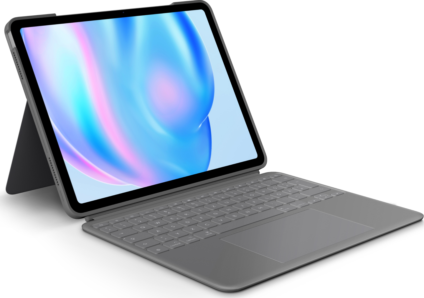 Logitech Combo Touch - iPad Air - Oxford Grey - Deutsch