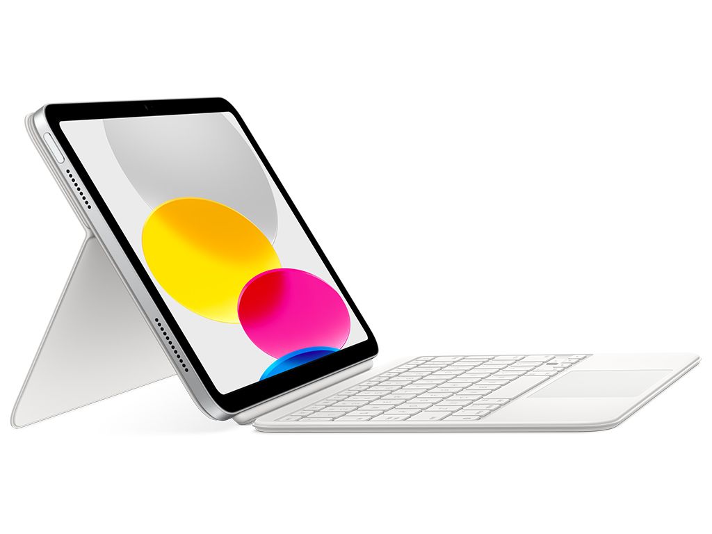 Apple Magic Keyboard Folio - iPad (10. Gen.) - Weiß - deutsch