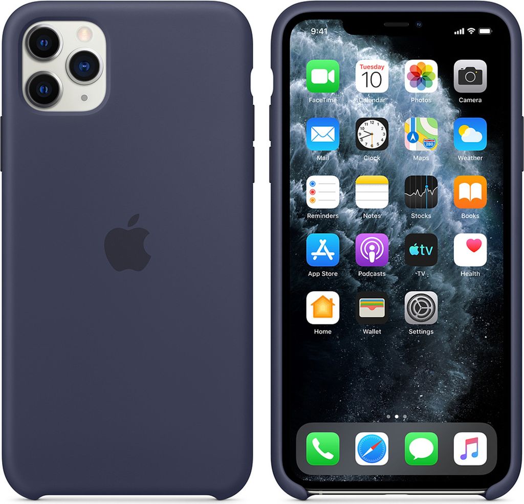 Apple iPhone 11 Pro Max Silicone Case - Midnight Blue