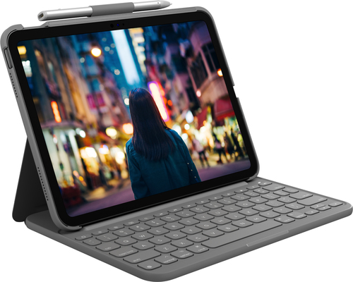 Logitech Slim Folio - iPad (10. Gen.) - Oxford Grey