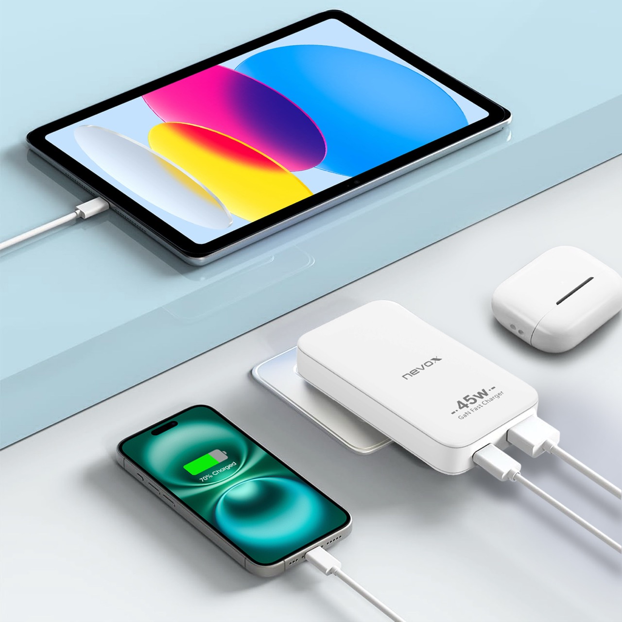 Nevox USB-C Dual Slim Netzteil - 45W